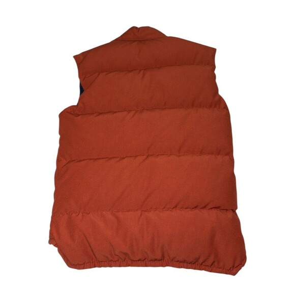 Vintage William Barry Goose Down Puffer Vest Struggle Gear Orange Men's Small - Picture 3 of 10